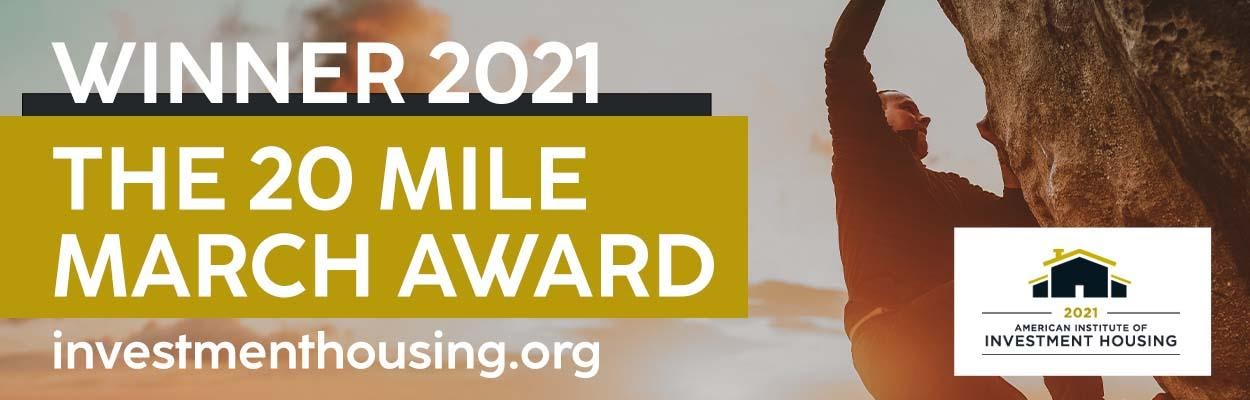 Winner 2021 the 20 mile March Award